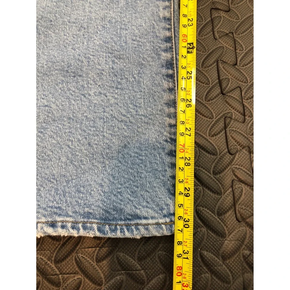 NEW J.Crew '96 Low Rise Slim Wide Jeans Womens 33 Light Blue Denim CH846 - Picture 2 of 13